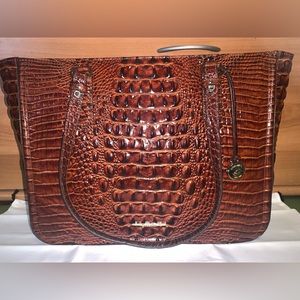 NWT Brahmin Ashlee Leather Tote in Pecan Melbourne.